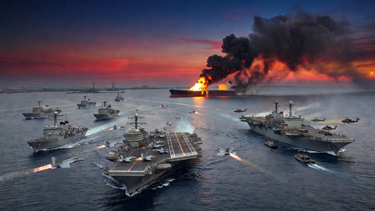 US Builds Three-Carrier Naval Presence as Iran Tensions Escalate