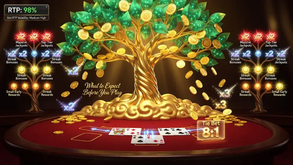 Prosperity Tree Baccarat Payout: RTP, Volatility, and What to Expect Before You Play