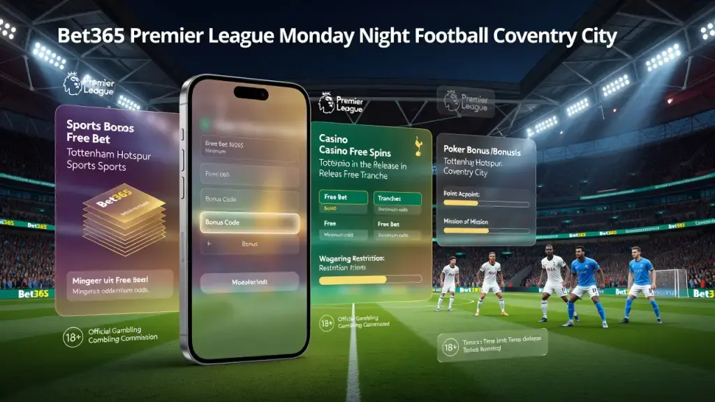 Bet365 Sign-Up Offer Lands Ahead of Spurs-Coventry Clash