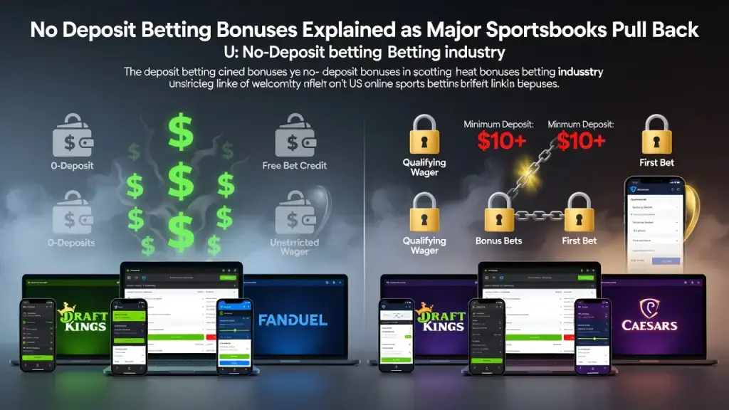 No Deposit Betting Bonuses Explained as Major Sportsbooks Pull Back